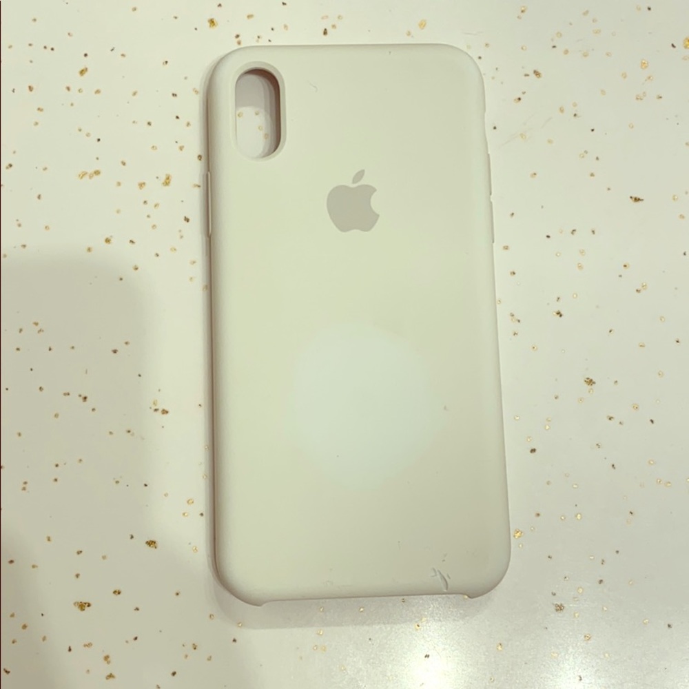 Apple iPhoneX white silicone case